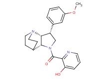 2-{[(3R*,3aR*,7aR*)-3-(3-methoxyphenyl)hexahydro-4,7-ethanopyrrolo[3,2-b]pyridin-1(2H)-yl]carbonyl}pyridin-3-ol