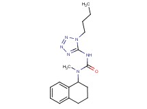 N'-(1-butyl-1H-tetrazol-5-yl)-N-methyl-N-(1,2,3,4-tetrahydronaphthalen-1-yl)urea