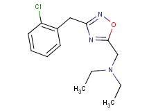 N-{[3-(2-chlorobenzyl)-1,2,4-oxadiazol-5-yl]methyl}-N-ethylethanamine