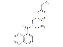N-ethyl-N-(3-methoxybenzyl)quinoxaline-5-carboxamide