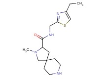 N-[(4-ethyl-1,3-thiazol-2-yl)methyl]-2-methyl-2,8-diazaspiro[4.5]decane-3-carboxamide dihydrochloride