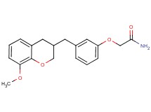 2-{3-[(8-methoxy-3,4-dihydro-2H-chromen-3-yl)methyl]phenoxy}acetamide