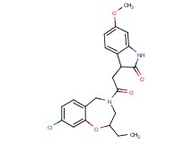 3-[2-(8-chloro-2-ethyl-2,3-dihydro-1,4-benzoxazepin-4(5H)-yl)-2-oxoethyl]-6-methoxy-1,3-dihydro-2H-indol-2-one