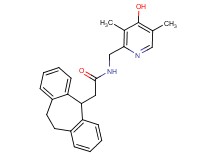 2-(10,11-dihydro-5H-dibenzo[a,d]cyclohepten-5-yl)-N-[(4-hydroxy-3,5-dimethylpyridin-2-yl)methyl]acetamide