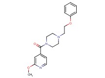 1-(2-methoxyisonicotinoyl)-4-(2-phenoxyethyl)piperazine