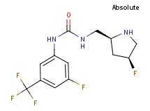N-{[(2S,4S)-4-fluoropyrrolidin-2-yl]methyl}-N'-[3-fluoro-5-(trifluoromethyl)phenyl]urea