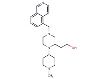 2-[4-(5-isoquinolinylmethyl)-1-(1-methyl-4-piperidinyl)-2-piperazinyl]ethanol