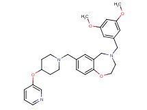 4-(3,5-dimethoxybenzyl)-7-{[4-(3-pyridinyloxy)-1-piperidinyl]methyl}-2,3,4,5-tetrahydro-1,4-benzoxazepine