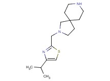 2-[(4-isopropyl-1,3-thiazol-2-yl)methyl]-2,8-diazaspiro[4.5]decane