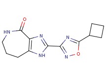 2-(5-cyclobutyl-1,2,4-oxadiazol-3-yl)-5,6,7,8-tetrahydroimidazo[4,5-c]azepin-4(1H)-one