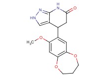 4-(8-methoxy-3,4-dihydro-2H-1,5-benzodioxepin-7-yl)-2,4,5,7-tetrahydro-6H-pyrazolo[3,4-b]pyridin-6-one