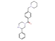 3-phenyl-1-[4-(1-piperidinylmethyl)benzoyl]piperazine dihydrochloride