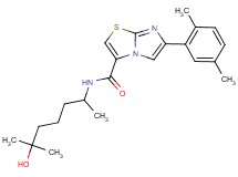 6-(2,5-dimethylphenyl)-N-(5-hydroxy-1,5-dimethylhexyl)imidazo[2,1-b][1,3]thiazole-3-carboxamide