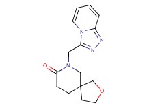7-([1,2,4]triazolo[4,3-a]pyridin-3-ylmethyl)-2-oxa-7-azaspiro[4.5]decan-8-one