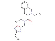N,2-diethyl-N-[(3-ethyl-1,2,4-oxadiazol-5-yl)methyl]-1,2,3,4-tetrahydroisoquinoline-3-carboxamide