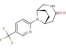 (1S*,6R*)-9-[5-(trifluoromethyl)pyridin-2-yl]-3,9-diazabicyclo[4.2.1]nonan-4-one