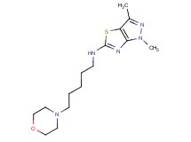 1,3-dimethyl-N-(5-morpholin-4-ylpentyl)-1H-pyrazolo[3,4-d][1,3]thiazol-5-amine