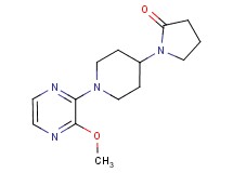 1-[1-(3-methoxypyrazin-2-yl)piperidin-4-yl]pyrrolidin-2-one