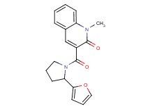 3-{[2-(2-furyl)pyrrolidin-1-yl]carbonyl}-1-methylquinolin-2(1H)-one