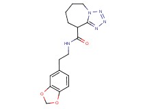 N-[2-(1,3-benzodioxol-5-yl)ethyl]-6,7,8,9-tetrahydro-5H-tetrazolo[1,5-a]azepine-9-carboxamide