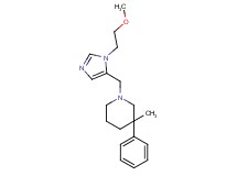 1-{[1-(2-methoxyethyl)-1H-imidazol-5-yl]methyl}-3-methyl-3-phenylpiperidine