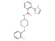 N-[1-(2-fluorobenzyl)piperidin-4-yl]-2-(1H-imidazol-2-yl)benzamide