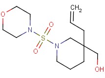 [3-allyl-1-(4-morpholinylsulfonyl)-3-piperidinyl]methanol