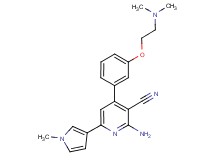 2-amino-4-{3-[2-(dimethylamino)ethoxy]phenyl}-6-(1-methyl-1H-pyrrol-3-yl)nicotinonitrile