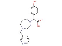 (4-hydroxyphenyl)[4-(pyridin-3-ylmethyl)-1,4-diazepan-1-yl]acetic acid