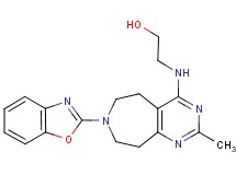 2-{[7-(1,3-benzoxazol-2-yl)-2-methyl-6,7,8,9-tetrahydro-5H-pyrimido[4,5-d]azepin-4-yl]amino}ethanol