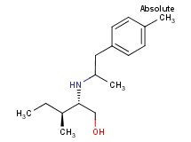 (2S,3S)-3-methyl-2-{[1-methyl-2-(4-methylphenyl)ethyl]amino}-1-pentanol trifluoroacetate (salt)