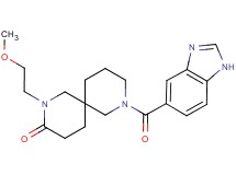 8-(1H-benzimidazol-5-ylcarbonyl)-2-(2-methoxyethyl)-2,8-diazaspiro[5.5]undecan-3-one