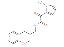 N-(3,4-dihydro-2H-chromen-3-ylmethyl)-2-(1-methyl-1H-pyrrol-2-yl)-2-oxoacetamide