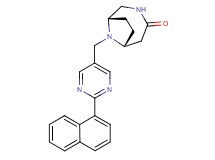(1S*,6R*)-9-{[2-(1-naphthyl)pyrimidin-5-yl]methyl}-3,9-diazabicyclo[4.2.1]nonan-4-one