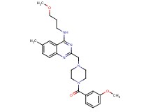 2-{[4-(3-methoxybenzoyl)-1-piperazinyl]methyl}-N-(3-methoxypropyl)-6-methyl-4-quinazolinamine
