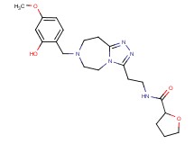N-{2-[7-(2-hydroxy-4-methoxybenzyl)-6,7,8,9-tetrahydro-5H-[1,2,4]triazolo[4,3-d][1,4]diazepin-3-yl]ethyl}tetrahydro-2-furancarboxamide