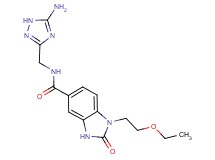 N-[(5-amino-1H-1,2,4-triazol-3-yl)methyl]-1-(2-ethoxyethyl)-2-oxo-2,3-dihydro-1H-benzimidazole-5-carboxamide