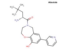 4-(4-methyl-D-leucyl)-7-(3-pyridinyl)-2,3,4,5-tetrahydro-1,4-benzoxazepin-9-ol dihydrochloride