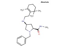 (4S)-1-benzyl-N-methyl-4-{[2-(2,6,6-trimethyl-1-cyclohexen-1-yl)ethyl]amino}-L-prolinamide