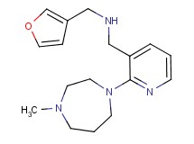 (3-furylmethyl){[2-(4-methyl-1,4-diazepan-1-yl)-3-pyridinyl]methyl}amine