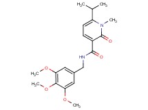 6-isopropyl-1-methyl-2-oxo-N-(3,4,5-trimethoxybenzyl)-1,2-dihydropyridine-3-carboxamide
