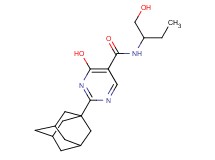 2-(1-adamantyl)-4-hydroxy-N-[1-(hydroxymethyl)propyl]pyrimidine-5-carboxamide