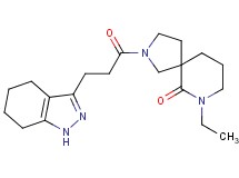 7-ethyl-2-[3-(4,5,6,7-tetrahydro-1H-indazol-3-yl)propanoyl]-2,7-diazaspiro[4.5]decan-6-one