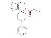5-propionyl-1'-pyrazin-2-yl-1,5,6,7-tetrahydrospiro[imidazo[4,5-c]pyridine-4,4'-piperidine]