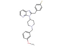 2-(4-fluorobenzyl)-3-[1-(3-methoxybenzyl)-4-piperidinyl]-3H-imidazo[4,5-b]pyridine