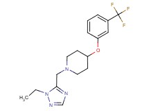 1-[(1-ethyl-1H-1,2,4-triazol-5-yl)methyl]-4-[3-(trifluoromethyl)phenoxy]piperidine