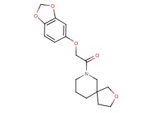 7-[(1,3-benzodioxol-5-yloxy)acetyl]-2-oxa-7-azaspiro[4.5]decane