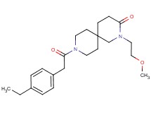 9-[(4-ethylphenyl)acetyl]-2-(2-methoxyethyl)-2,9-diazaspiro[5.5]undecan-3-one