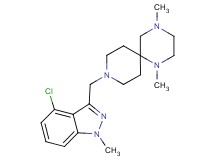 9-[(4-chloro-1-methyl-1H-indazol-3-yl)methyl]-1,4-dimethyl-1,4,9-triazaspiro[5.5]undecane