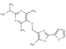 5-{[2-(2-furyl)-5-methyl-1,3-oxazol-4-yl]methoxy}-2-isopropyl-4,6-dimethylpyrimidine